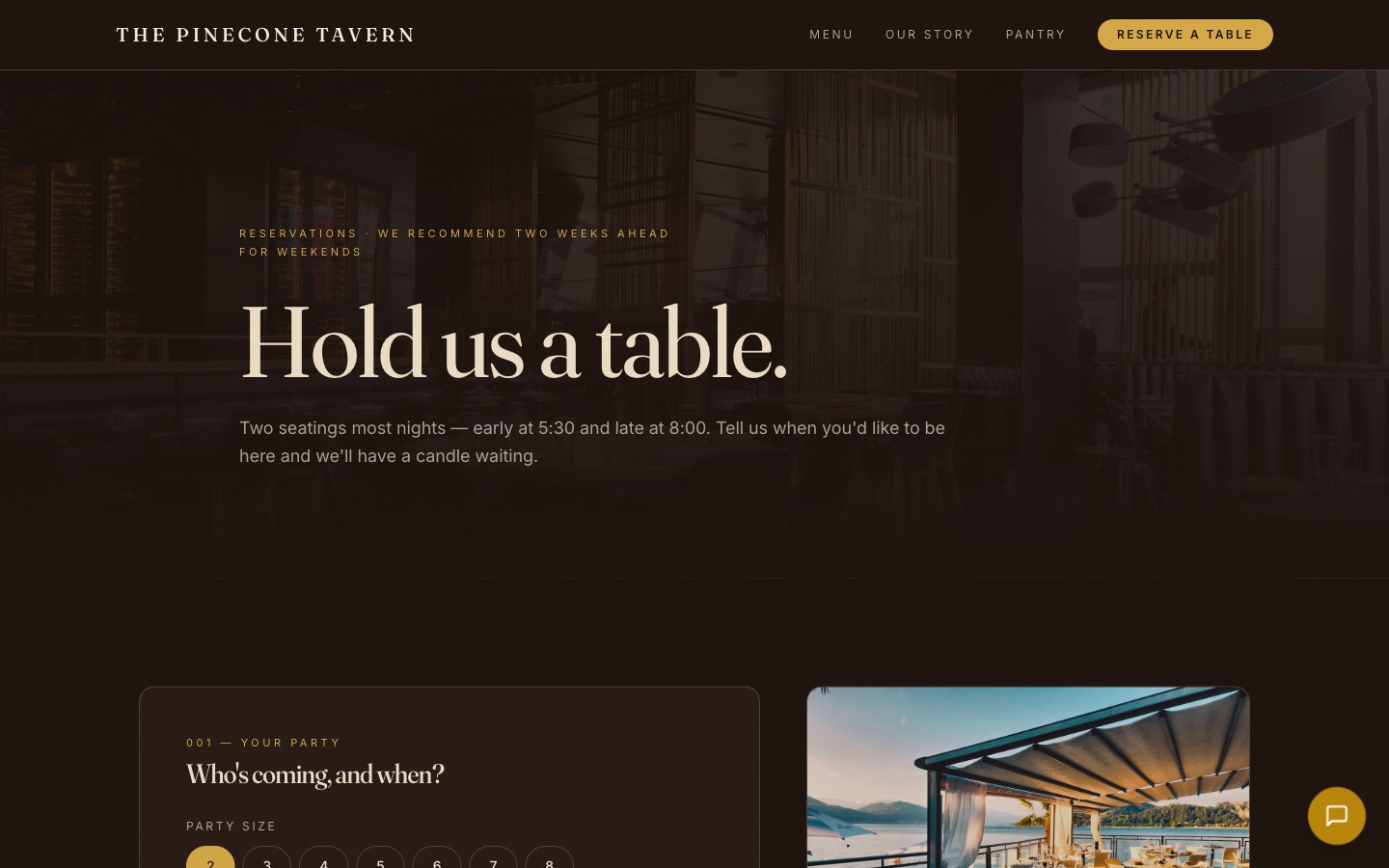 The Pinecone Tavern screen 3