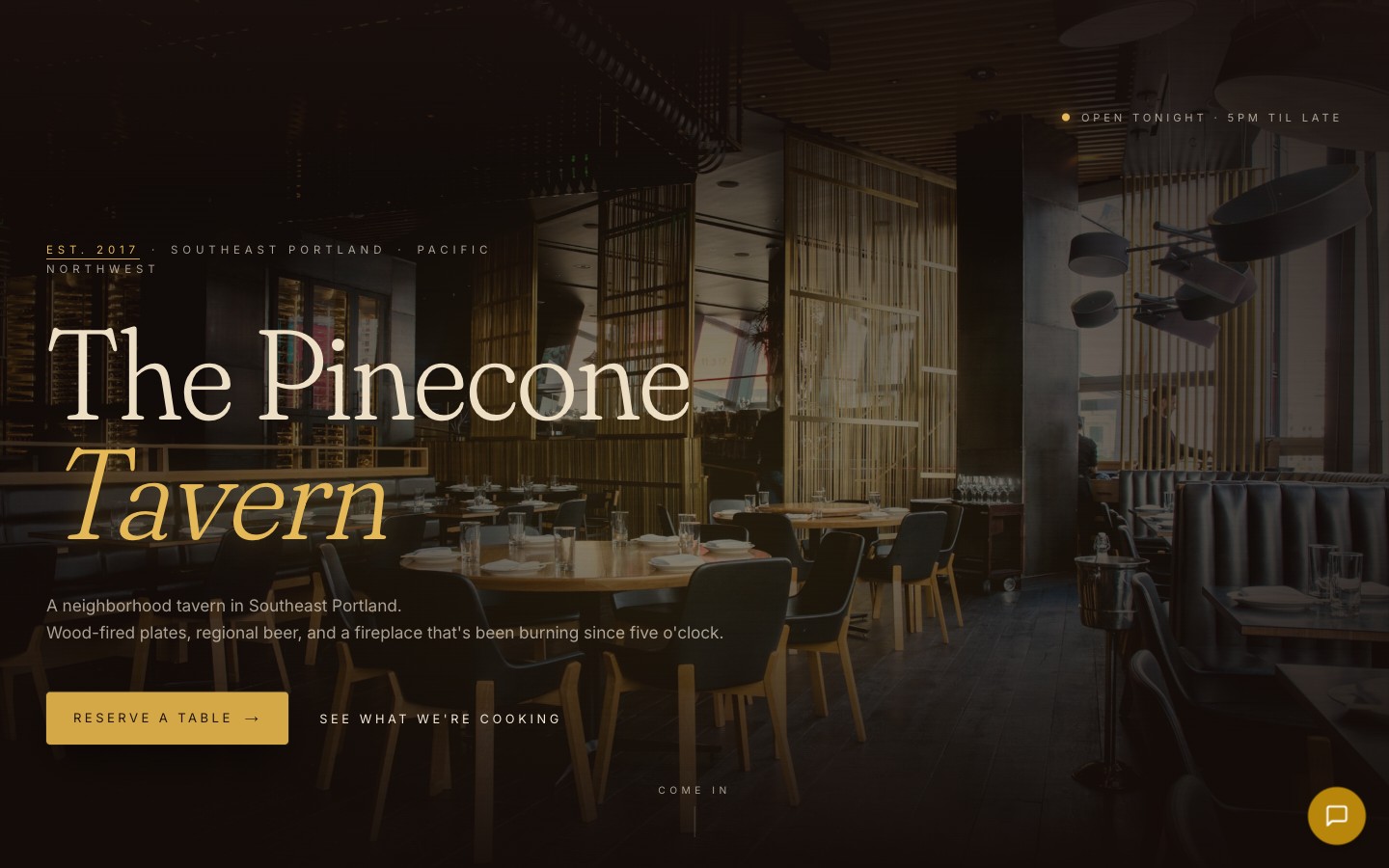 The Pinecone Tavern screen 1