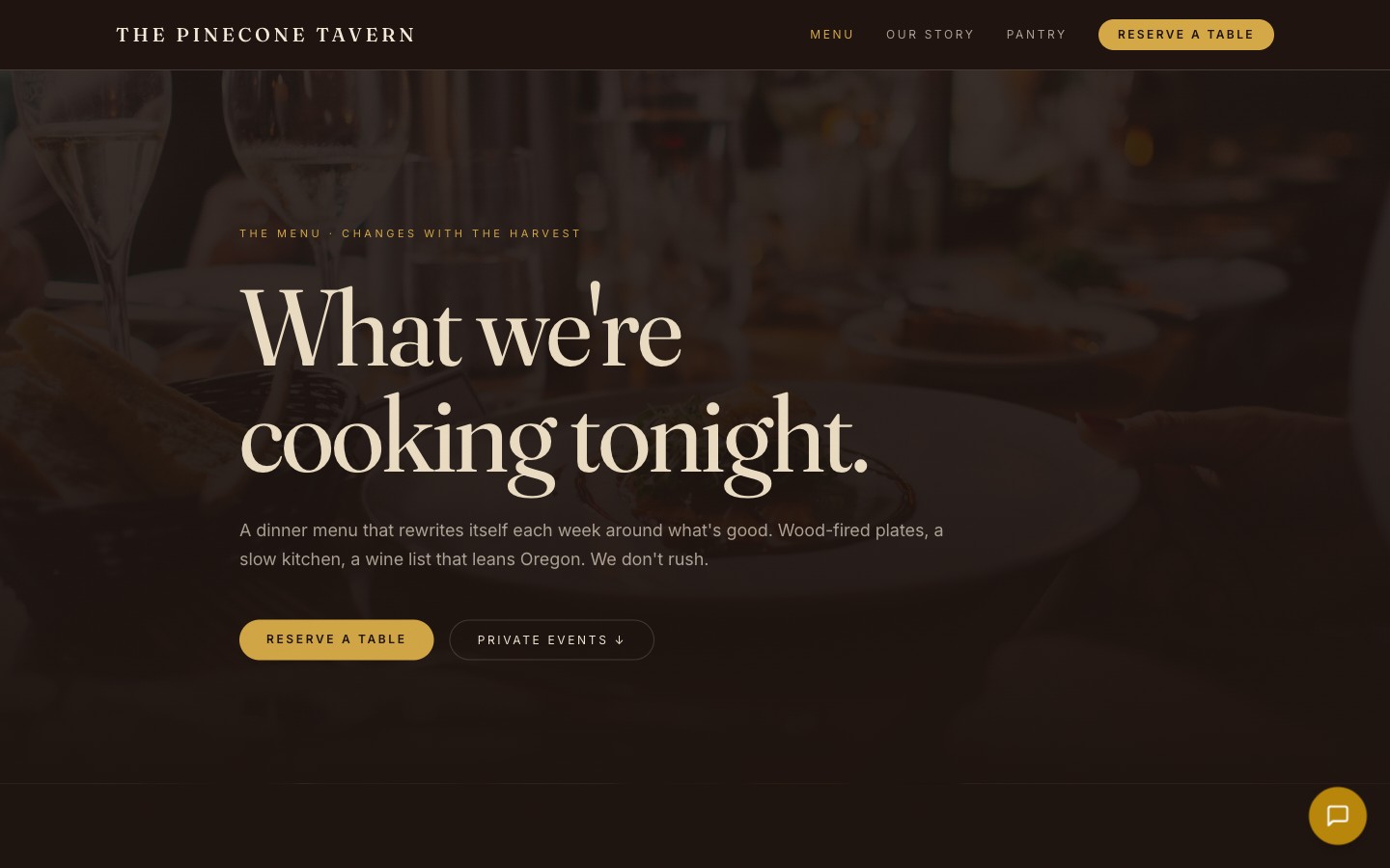 The Pinecone Tavern screen 2